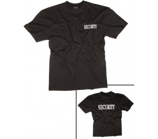 T SHIRT SECURITY COLORE NERA