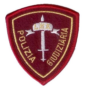 RICAMO POLIZIA DI STATO POLIZIA GIUDIZIARIA