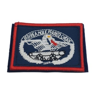 RICAMO CARABINIERI FERREA MOLE BLU BORDO ROSSO