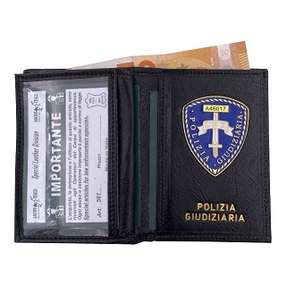 PORTAFOGLIO POLIZIA GIUDIZIARIA GHOST PL.BLU
