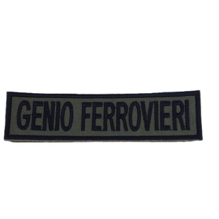 RICAMO ESERCITO GENIO FERROVIERI