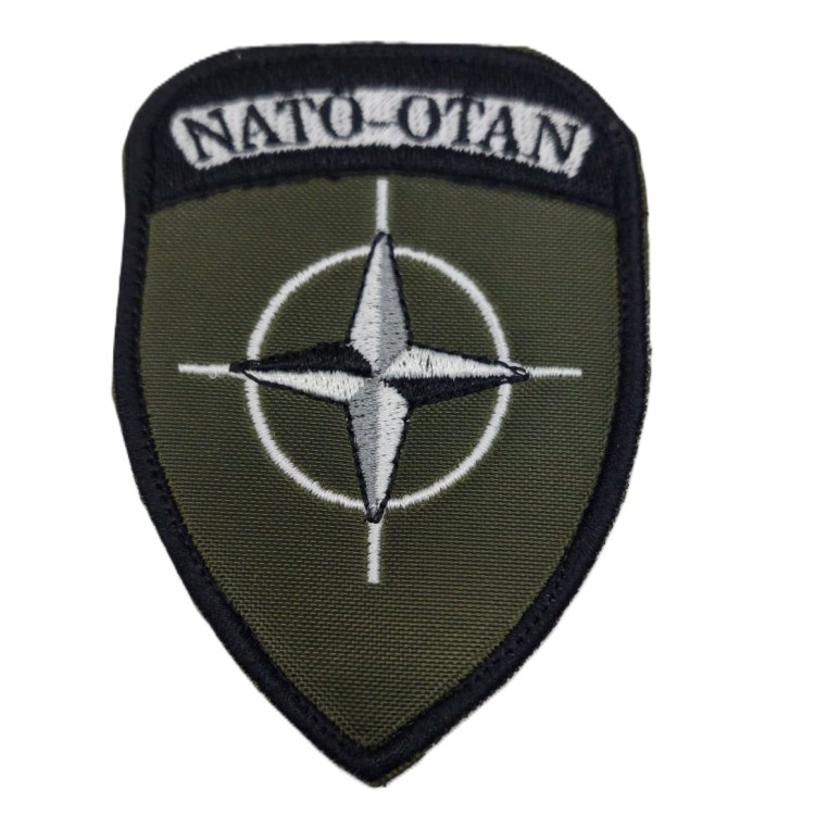 RICAMO NATO VERDE/NERO A SCUDETTO