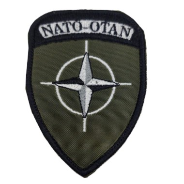 RICAMO NATO VERDE/NERO A SCUDETTO