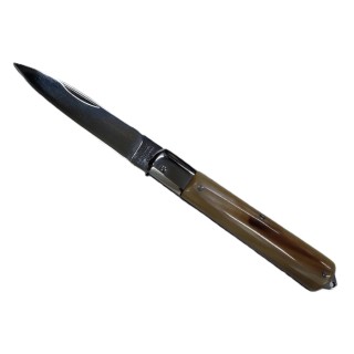 COLTELLO SICILIANO  M/CORNO LUCIDO CM 17