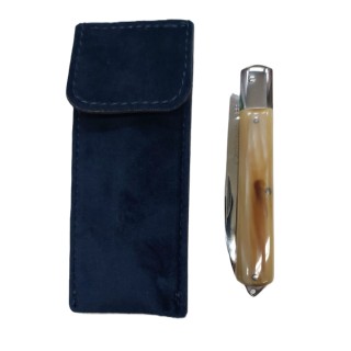 COLTELLO SICILIANO  M/CORNO LUCIDO CM 17