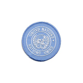 RICAMO ONU ROTONDO C/VELCRO