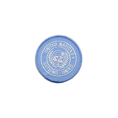 RICAMO ONU ROTONDO C/VELCRO