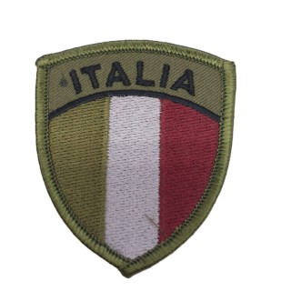 SCUDETTO ITALIA RICAMATO BASSA VISIB
