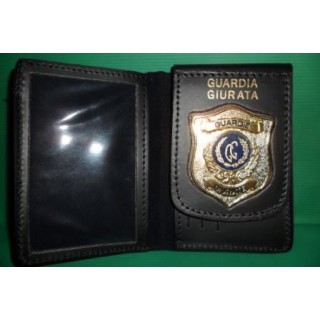 PORTA TESSERA G.GIURATA SCUDO ORO C/PLACCA