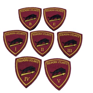 SCUDETTO POLIZIA RICAMATO SQUADRA VOLANTE