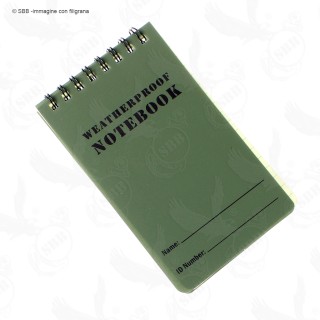 BLOCK NOTES IMPERMEABILE PICCOLO