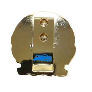 PLACCA CARABINIERI ORO C/CLIP