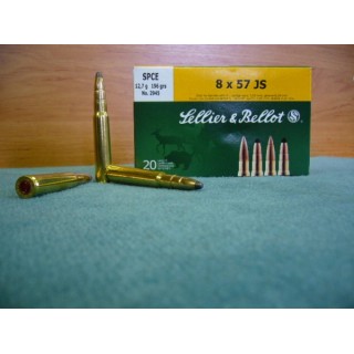 CARTUCCE CAL.8 X 57 SELLIER FMJ GR.196
