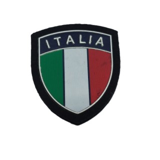 SCUDETTO ITALIA BLU PICCOLO PER POLO PLASTIFICATO