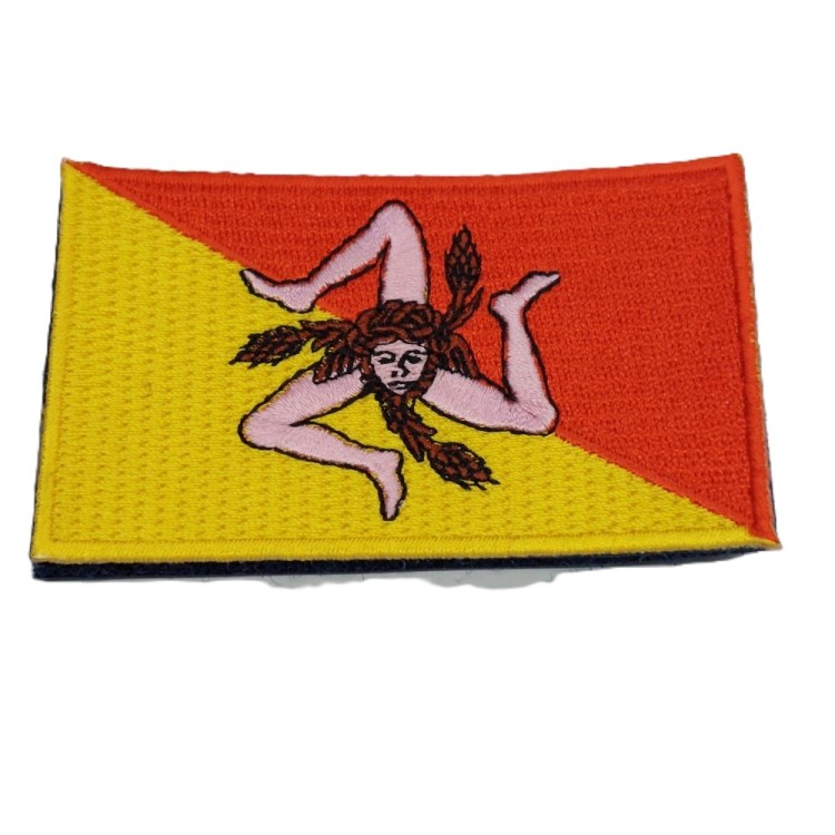 RICAMO SICILIA TRINACRIA RETT C/VELCRO