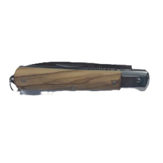 COLTELLO SICILIANO  M/CO ULIVO CM15 TESTA INOX