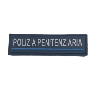 SCRITTA RETT  POLIZIA PENITENZIARIA PLASTIFICATA
