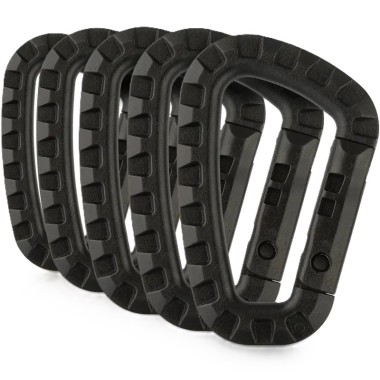 MOSCHETTONE TATTICO IN ABS NERO