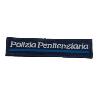 SCRITTA PENITENZIARIA RETTANGOLARE RICAMATA