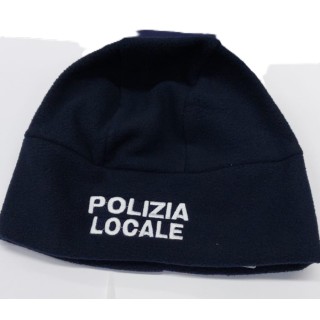 PAPALINA IN PILE POLIZIA LOCALE BLU