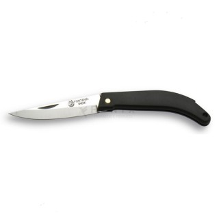 COLTELLO PESCA INOX PLASTICA NERO