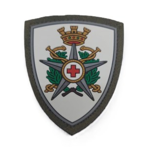 SCUDETTO C.R.I. MILITARE NEW PLASTICA C/VELCRO