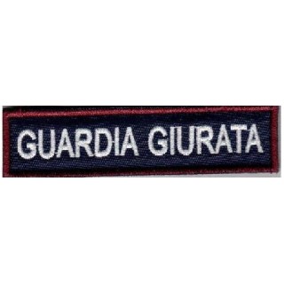 RICAMO GUARDIA GIURATA